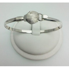 RA80184MB Medium Scallop Shell Bangle 